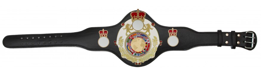CHAMPIONSHIP BELT - PLTQUEEN/W/G/FLAGG - AVAILABLE IN 4 COLOURS